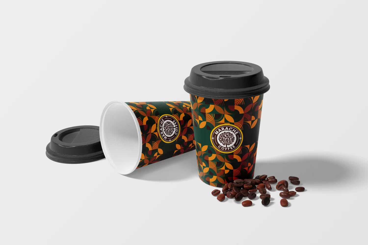 custom printed paper tea and coffee cup